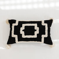 HKM-334035 Modern Stripe and Solid Color Cushion - Various Shapes and Sizes