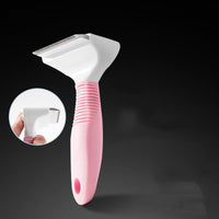 HKM-334163 Pet Grooming Shell Brush for Cats and Dogs - Durable PP Comb