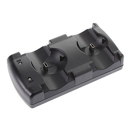 HKM-334291 Dual Charger Dock for PS3 Controllers - Wireless Charging Stand, Black