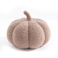 HKM-334355 Cute Pumpkin Pillow with Plant Pattern – Modern Sofa Cushion in Various Sizes and Colors