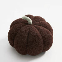 HKM-334355 Cute Pumpkin Pillow with Plant Pattern – Modern Sofa Cushion in Various Sizes and Colors