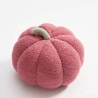 HKM-334355 Cute Pumpkin Pillow with Plant Pattern – Modern Sofa Cushion in Various Sizes and Colors