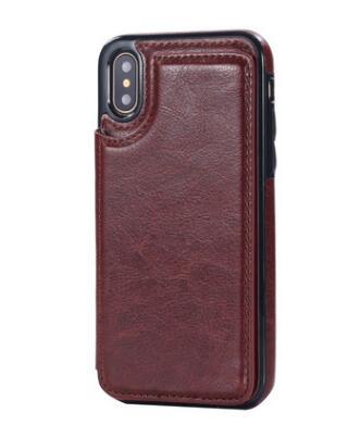 HKM-334483 Protective Leather Case for iPhone XS - Rear Cover Style, Compatible with Newer Models