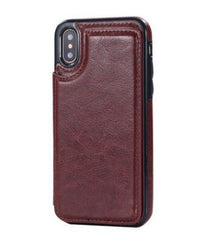 HKM-334483 Protective Leather Case for iPhone XS - Rear Cover Style, Compatible with Newer Models
