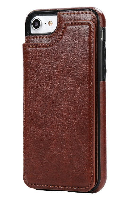 HKM-334483 Protective Leather Case for iPhone XS - Rear Cover Style, Compatible with Newer Models
