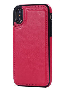HKM-334483 Protective Leather Case for iPhone XS - Rear Cover Style, Compatible with Newer Models