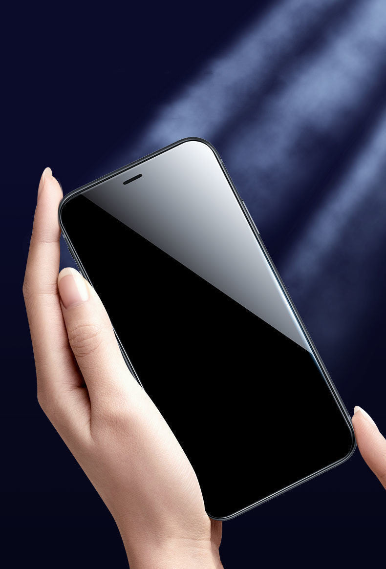 HKM-334611 Full Screen Tempered Glass Film for iPhone Models with Anti-Reflective and Anti-Fingerprint Features