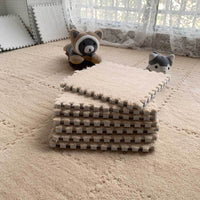 HKM-334611 Large Elastic Square Floor Mats for Bedroom and Home Use - Pack of 10 or 12 Pieces