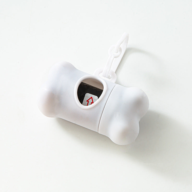 HKM-334675 Bone-Shaped Pet Waste Bag Dispenser - Compact and Convenient, Available in Multiple Colors