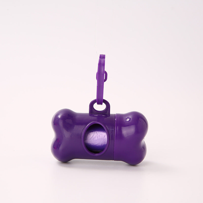 HKM-334675 Bone-Shaped Pet Waste Bag Dispenser - Compact and Convenient, Available in Multiple Colors