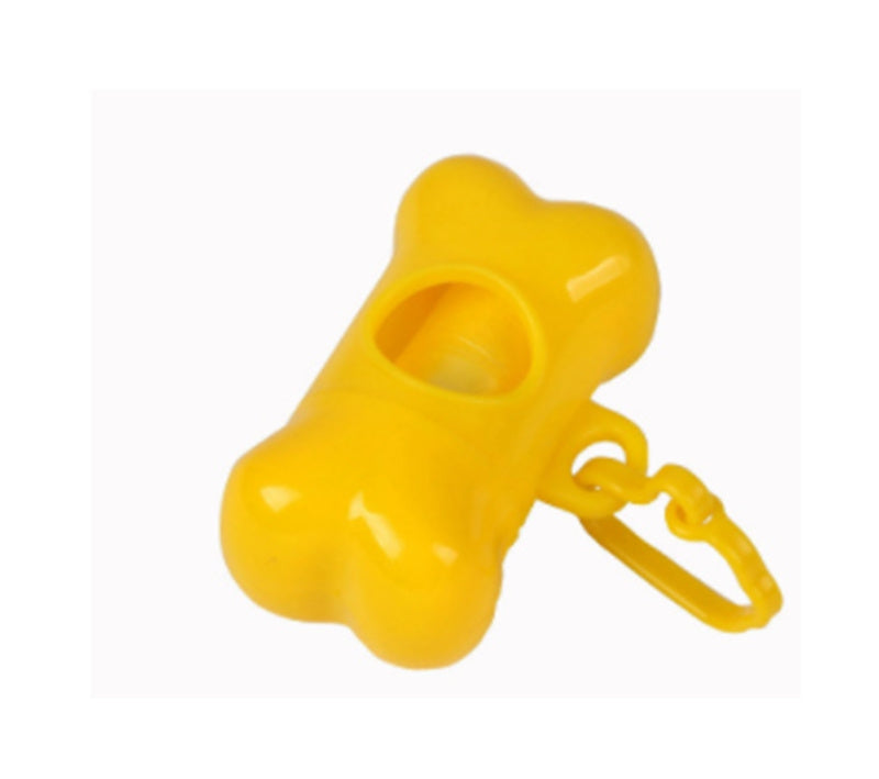 HKM-334675 Bone-Shaped Pet Waste Bag Dispenser - Compact and Convenient, Available in Multiple Colors