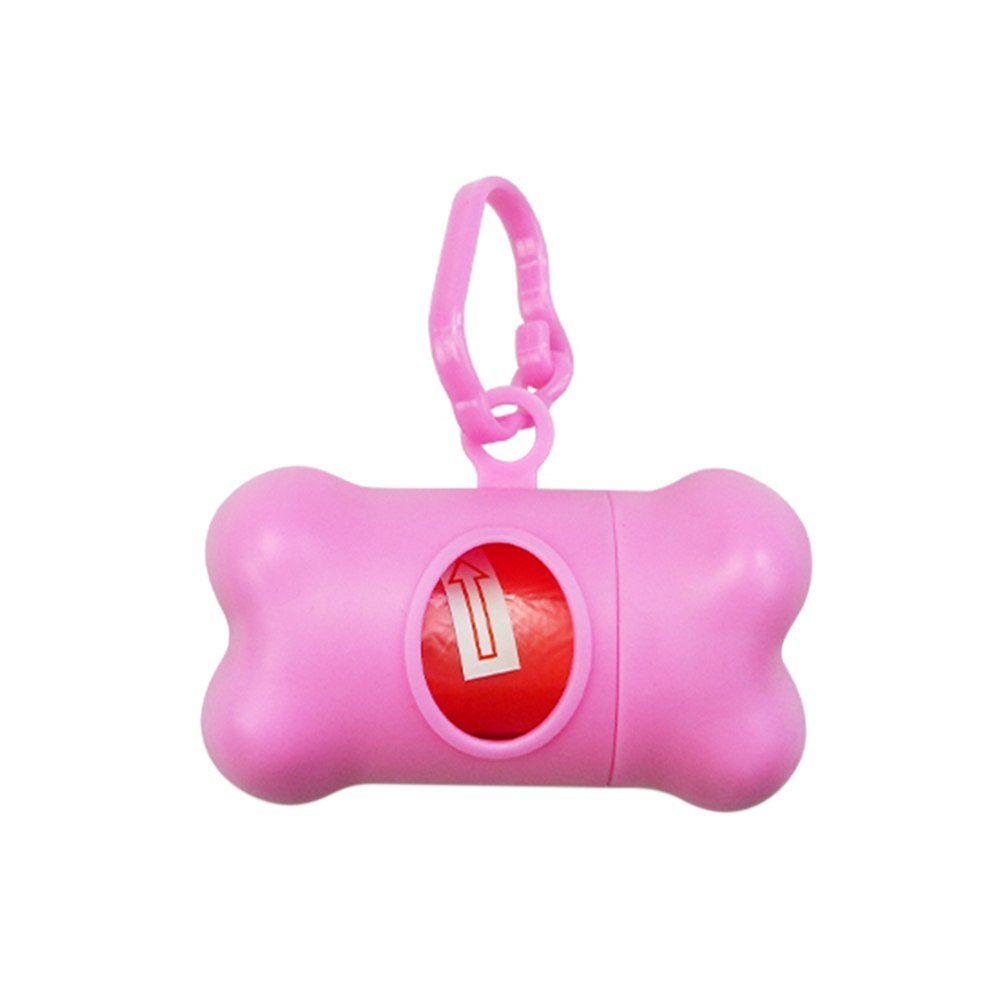 HKM-334675 Bone-Shaped Pet Waste Bag Dispenser - Compact and Convenient, Available in Multiple Colors
