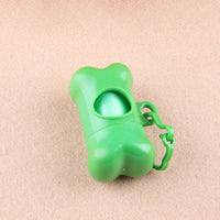 HKM-334675 Bone-Shaped Pet Waste Bag Dispenser - Compact and Convenient, Available in Multiple Colors