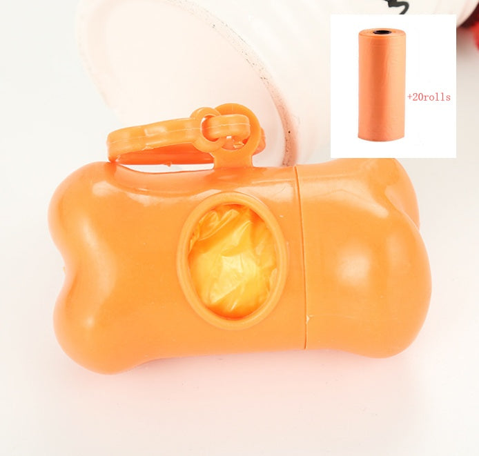 HKM-334675 Bone-Shaped Pet Waste Bag Dispenser - Compact and Convenient, Available in Multiple Colors