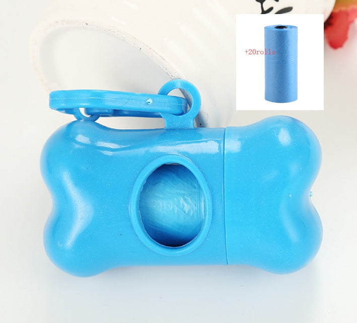 HKM-334675 Bone-Shaped Pet Waste Bag Dispenser - Compact and Convenient, Available in Multiple Colors