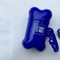 HKM-334675 Bone-Shaped Pet Waste Bag Dispenser - Compact and Convenient, Available in Multiple Colors