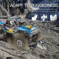 HKM-334803 1/10 Scale Electric Off-Road Remote Control Climbing Car - 4WD for Indoor and Outdoor Use