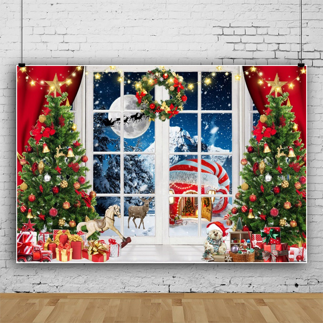 HKM-334931 Real Material Photography Background Fabric Curtain - 120x80CM, Various Colors Available