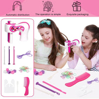 HKM-335059 Automatic Hair Braider Machine for Kids - DIY Hair Styling Salon Toy for Ages 4-14