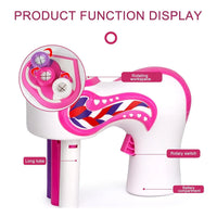 HKM-335059 Automatic Hair Braider Machine for Kids - DIY Hair Styling Salon Toy for Ages 4-14