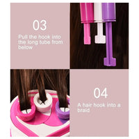 HKM-335059 Automatic Hair Braider Machine for Kids - DIY Hair Styling Salon Toy for Ages 4-14