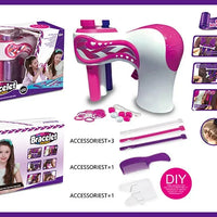 HKM-335059 Automatic Hair Braider Machine for Kids - DIY Hair Styling Salon Toy for Ages 4-14