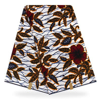 HKM-335059 Batik Printed 100% Cotton Wax Cloth - 110cm Wide