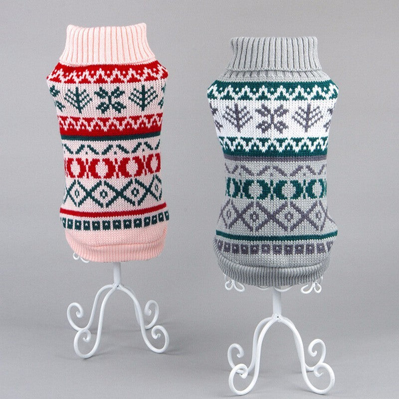 HKM-335187 Cozy Casual Cotton Dog Sweater for Autumn and Winter