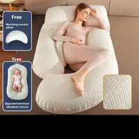 HKM-335187 Maternity Pillow with Waist Support - COOLMAX Memory Foam & Bamboo Fiber