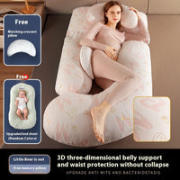 HKM-335187 Maternity Pillow with Waist Support - COOLMAX Memory Foam & Bamboo Fiber