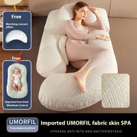 HKM-335187 Maternity Pillow with Waist Support - COOLMAX Memory Foam & Bamboo Fiber