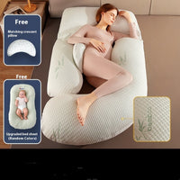 HKM-335187 Maternity Pillow with Waist Support - COOLMAX Memory Foam & Bamboo Fiber