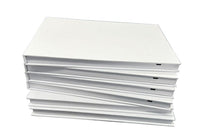 HKM-335251 7-Inch White Hardcover Greeting Card Blank Video Book - Japanese Style Coated Paper