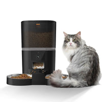 HKM-335251 Adjustable Performance Pet Feeder with Video Camera - Available in 4L & 6L in White and Black