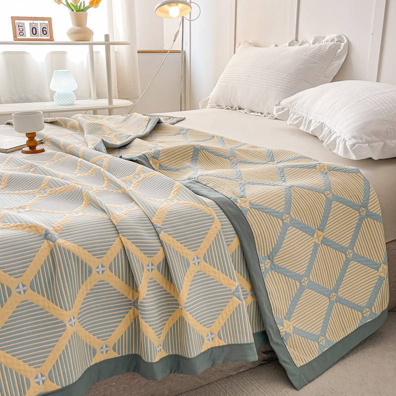 HKM-335379 Washed Thin Summer Air Conditioning Quilt - Available in Multiple Sizes