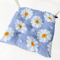 HKM-335443 Daisy Floral Cotton Linen Chair Cushions in Various Styles and Colors
