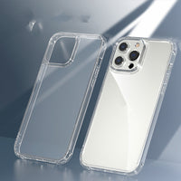 HKM-335635 Transparent Soft TPU Phone Case for iPhone Models - Anti-fall Protective Cover