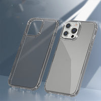 HKM-335635 Transparent Soft TPU Phone Case for iPhone Models - Anti-fall Protective Cover