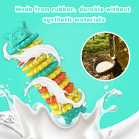 HKM-335827 Indestructible Dog Chewing Toys for Aggressive Chewers - Flexible Rubber Design for Safety and Dental Health
