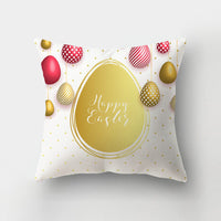HKM-336211 Nordic Minimalist Cute Rabbit Peach Skin Fabric Cushion Cover - 45x45cm