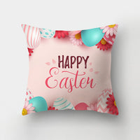 HKM-336211 Nordic Minimalist Cute Rabbit Peach Skin Fabric Cushion Cover - 45x45cm