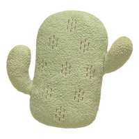 HKM-336339 Cartoon Solid Color Cactus Cushion for Bedside and Sofa - Yellow, Brick Red, Green Options