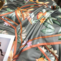 HKM-336531 Four-Piece Long-Staple Cotton Villa Quilt Cover Set for 1.5m and 1.8m Beds