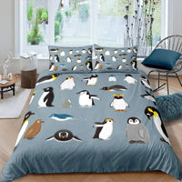 HKM-336531 Halloween 3D Digital Bedding Set - Modern Design in Multiple Sizes