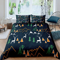 HKM-336531 Halloween 3D Digital Bedding Set - Modern Design in Multiple Sizes