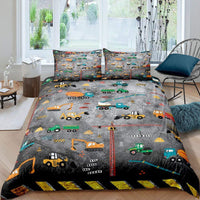 HKM-336531 Halloween 3D Digital Bedding Set - Modern Design in Multiple Sizes