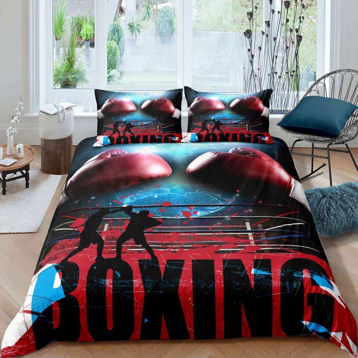 HKM-336531 Halloween 3D Digital Bedding Set - Modern Design in Multiple Sizes