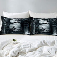 HKM-336531 Halloween 3D Digital Bedding Set - Modern Design in Multiple Sizes