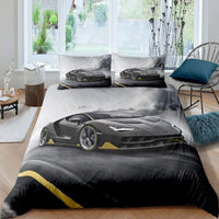 HKM-336531 Halloween 3D Digital Bedding Set - Modern Design in Multiple Sizes