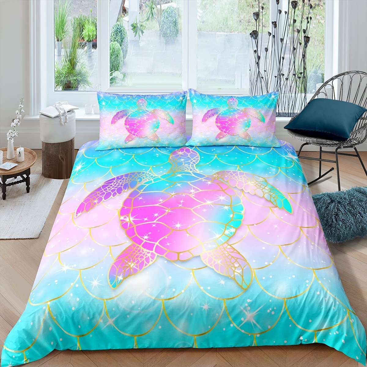 HKM-336531 Halloween 3D Digital Bedding Set - Modern Design in Multiple Sizes